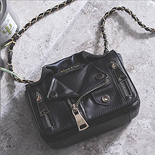 Women Leather Satchel Chain Strap Shoulder Bag Le