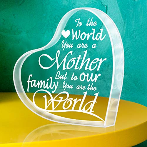 4" Heart Shape Plaque Gift for Mother's Day