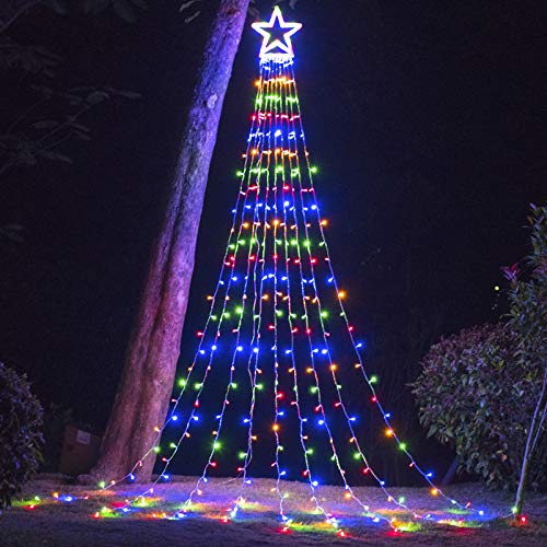 LED Star Christmas Tree Lights, Decoration