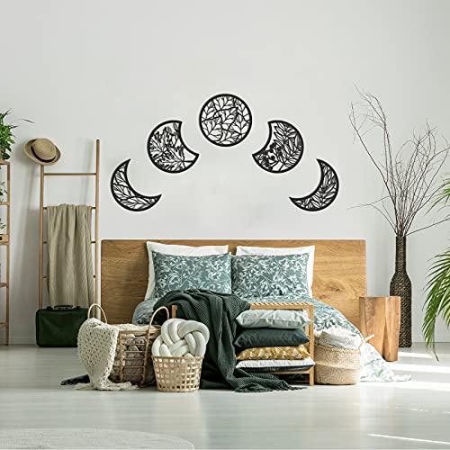 5 Pieces Moon Phases Decoration