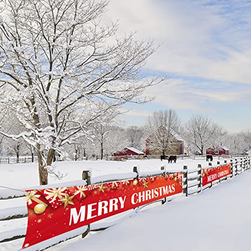 Large Merry Christmas Banner 20" x 20"