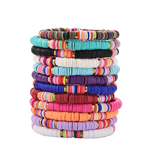 12pcs/set Heishi Bracelet for Women