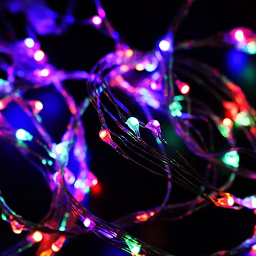 300 LED 8 Lighting Modes Fairy Copper Window Curtain String Lights with Remote