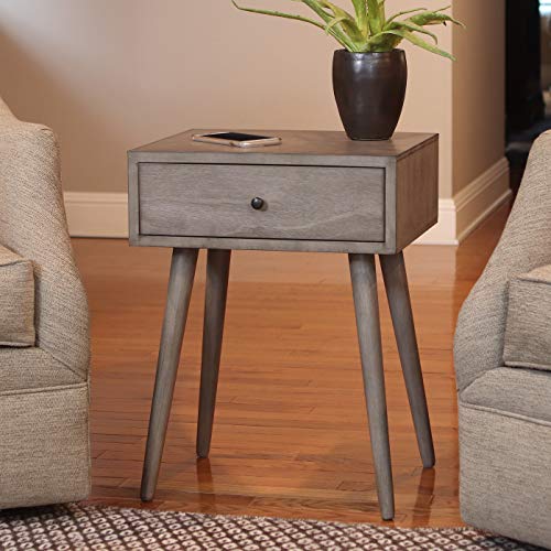 One Drawer Side Table- Wood