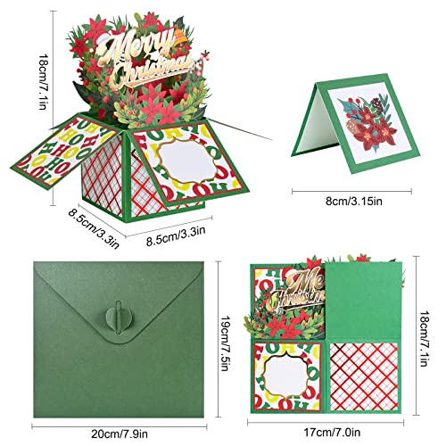 3D Pop Up Christmas Gift Cards