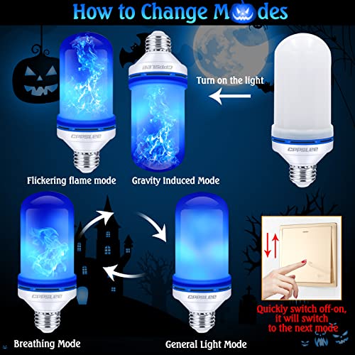 Halloween Decorations LED Flame Light Bulbs