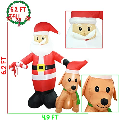 Halloween Inflatables Grim Reaper, Spooky Ghost with Sounder Outdoor Decorations, Double-Sided Design