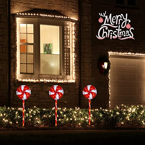 Lollipop Christmas Pathway Lights Decoration