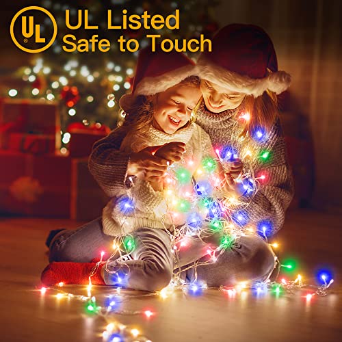 207FT 630LED 11 Modes Warm White to Multicolor Christmas Lights