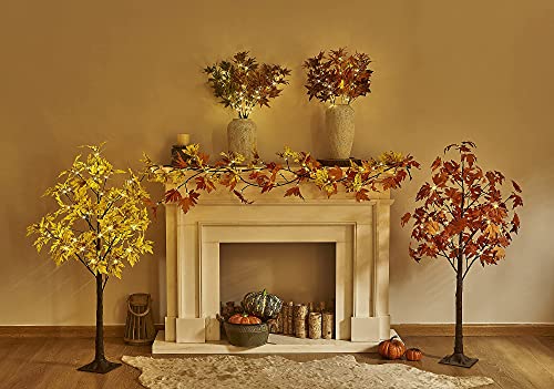 4FT 48 Lighted Maple Tree Fall Decoration -Warm White