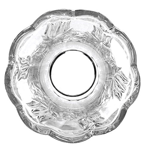 Large Flower Vase Tulips Pattern Glass Thickening for Home Decoration