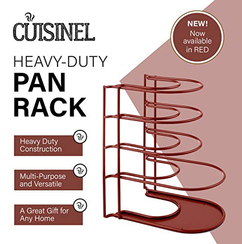 Heavy Duty Pan Organizer, 5 Tier Rack - Holds up to 50 LB  - No Assembly Required