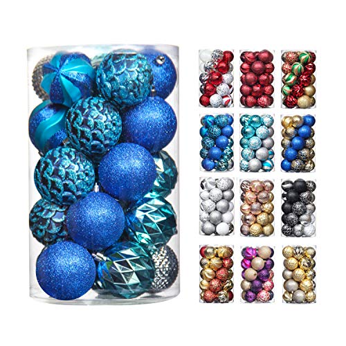 31pcs 2.75in & 1.97in Shatterproof  Balls for  Christmas Decoration