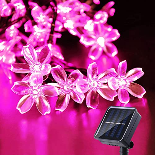 Waterproof Solar Flower Christmas String Fairy Lights