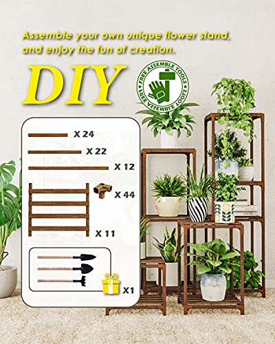 Tall Plant Stands for Indoor/Outdoor