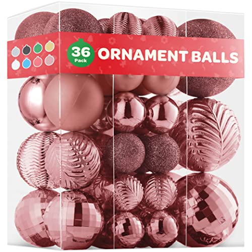 Set of 36  Christmas Ball Ornaments