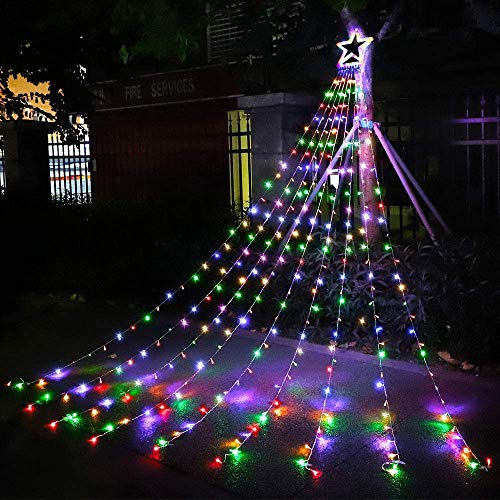 LED Star Christmas Tree Lights, Decoration