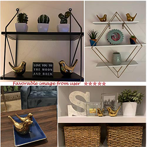 Small Animal Statues Home Decor Modern Style Black Decorative Ornaments for Living Room, Bedroom,