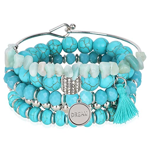 Bohemian Charm  Stone Beaded Bracelet for Women