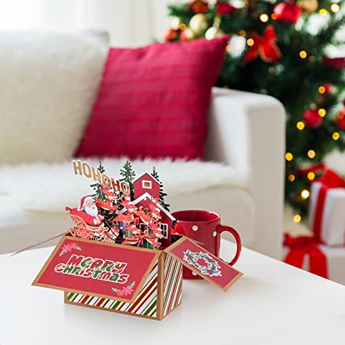 3D Pop Up Christmas Gift Cards