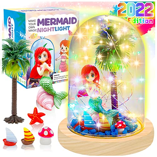 Make Your Own Mermaid Night Light - Toy Nightlight Project Novelty Mermaid Decor