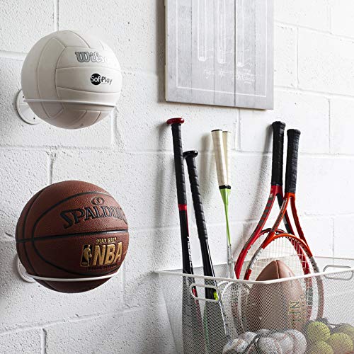 Wall Mounted Ball Storage Sports Ball Holder Rack