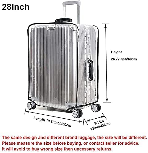 Clear PVC Suitcase Cover Protectors for Wheeled Suitcase