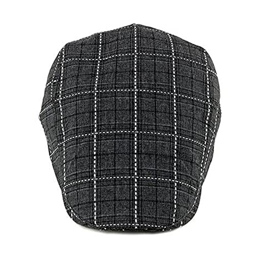 Mens Newsboy Hat Adjustable Breathable