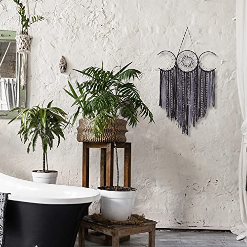 Triple Moon Goddess Dream Catcher, Handmade Unique Home Decoration