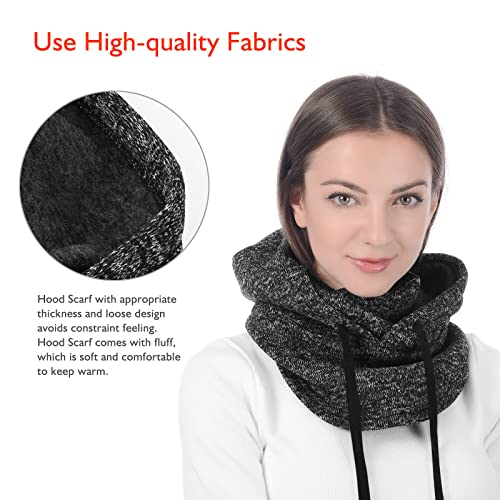 Balaclava Hood Scarf+Neck Warmer Suit for Men &  Women