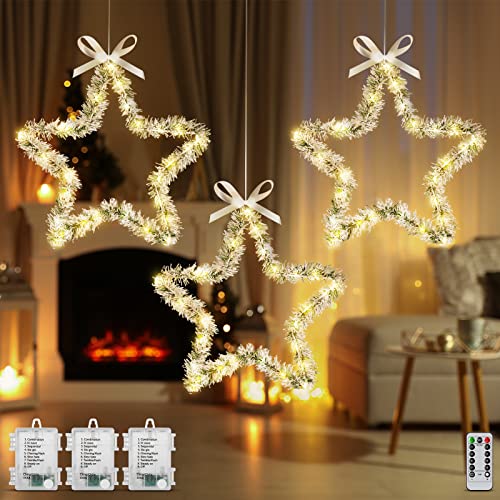 3 Pack Christmas Window Lights Decoration