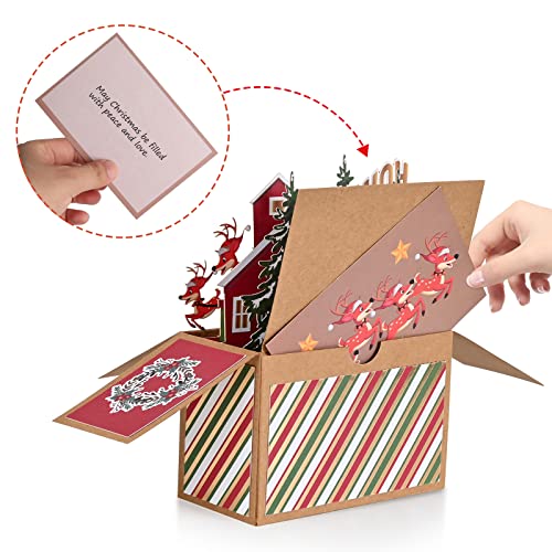 3D Pop Up Christmas Gift Cards