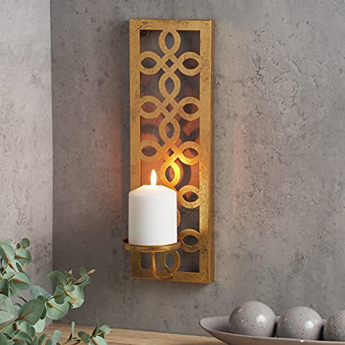 Metal Wall Sconce 16.5 Inch High