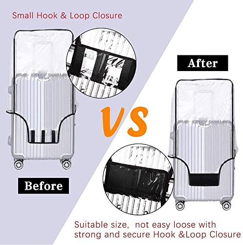 Clear PVC Suitcase Cover Protectors for Wheeled Suitcase