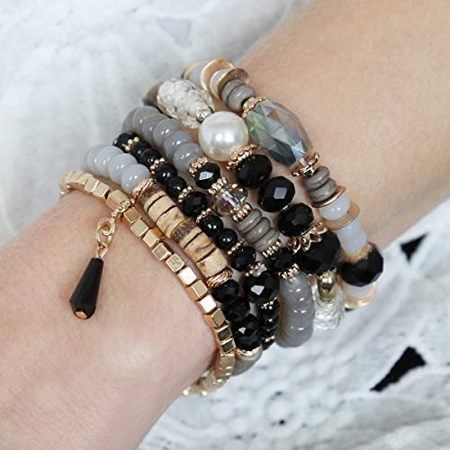 Bead Multi Layer Versatile Statement Bracelets for Women