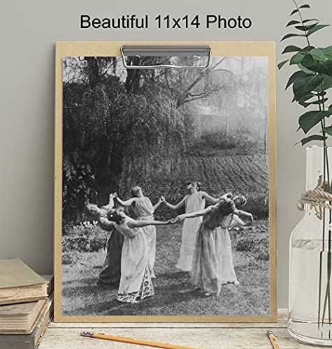 Witchy Pagan Wall Art & Decor - LARGE 11x14 - Witch Coven - Wiccan Wicca Decor - Gift for Witchcraft and Black