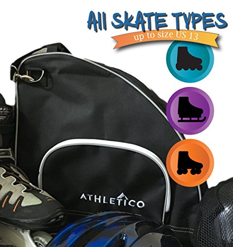 Premium Bag to Carry Ice Skates, Roller Skates, Inline Skates