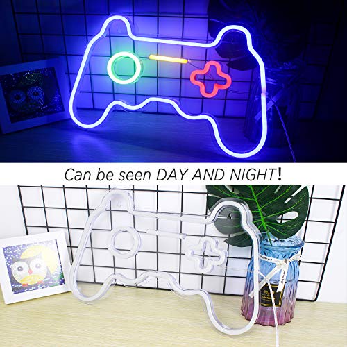 Game Shaped LED Neon Light Signs for Wall Decoration 16''x 11''