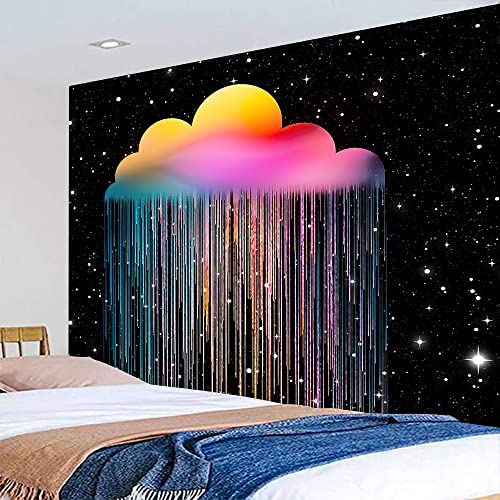 Clouds Rainbow Tapestry for Wall Decor