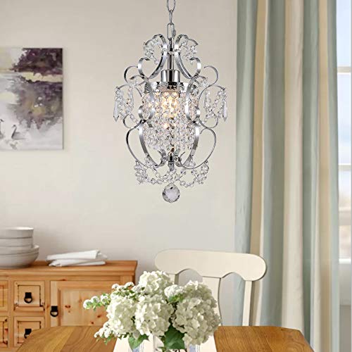 Elegant Mini Crystal Chandeliers Lighting 1-Light