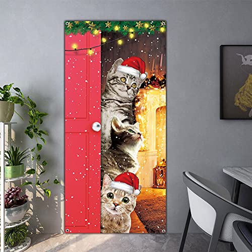 Cute  Christmas Door Cover  Decorations