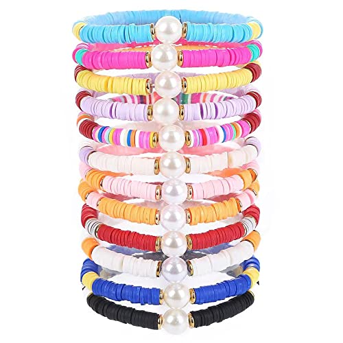 12pcs/set Heishi Bracelet for Women