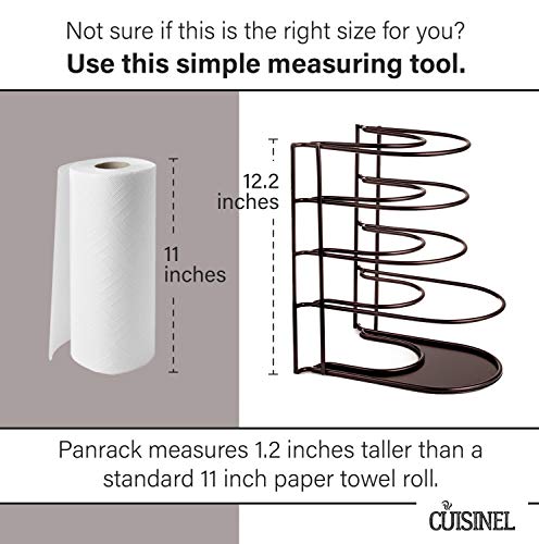 Heavy Duty Pan Organizer, 5 Tier Rack - Holds up to 50 LB  - No Assembly Required