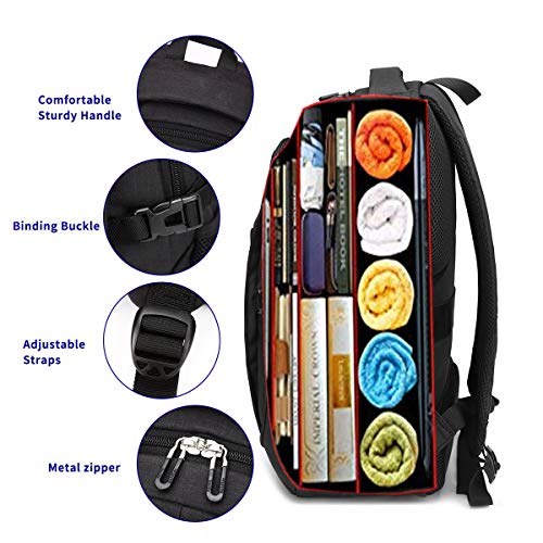 Anti Theft Laptop/Travel Backpacks Bookbag w/ USB Charging Port Fits 15.6 Inch Laptop