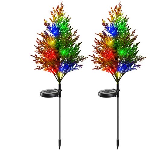 Solar Christmas Tree Lights Garden Decoration