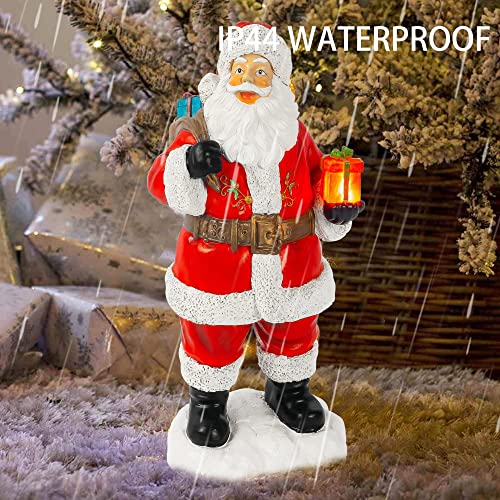 12" Christmas Resin Santa Claus Decoration