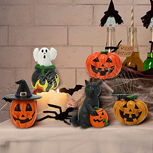 5 Pcs Halloween Figurine Decoration