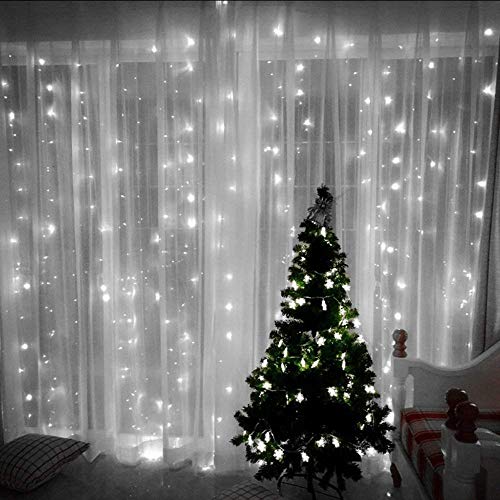 306 LED Window Curtain String Light