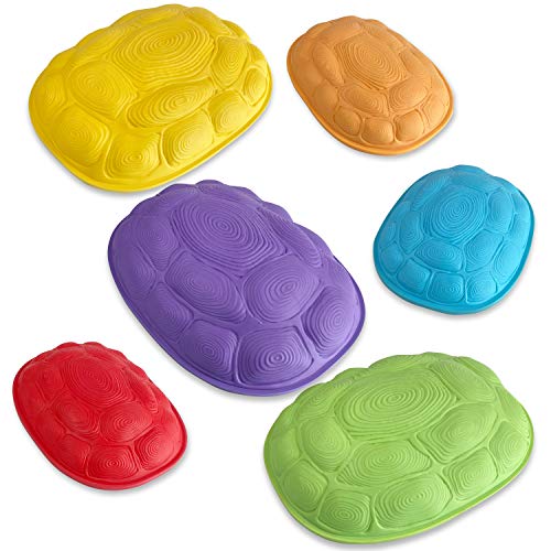 Turtle Steps Balance-Stepping Stones Obstacle Course Coordination Game for Kids & Family