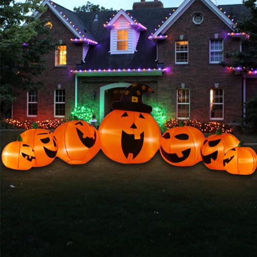 Halloween Inflatables Decoration White Ghost Coming Out of The Window/Tree, Blow Up Spooky Ghost